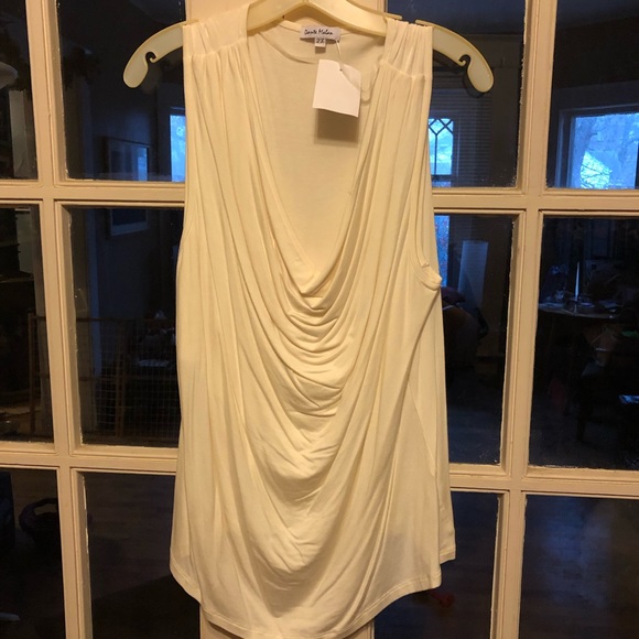 Dante Malan Tops - NWT Super soft ivory shell